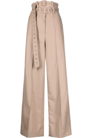 Rokh Pantalon ample à taille ceinturée