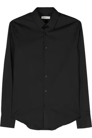Sandro Chemise en popeline à col pointu