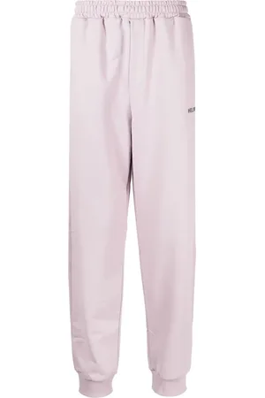 Helmut Lang Pantalon de jogging fuselé à logo imprimé