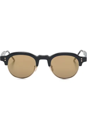 Thom Browne Lunettes de soleil à monture ronde