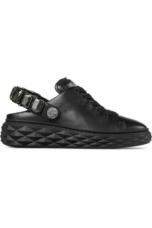 Jimmy Choo Baskets Diamond Sling en cuir