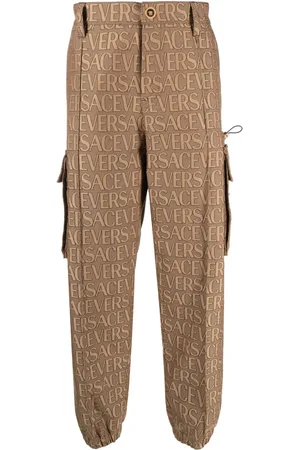 VERSACE Pantalon cargo Allover