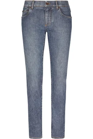Dolce & Gabbana Jean skinny à logo appliqué