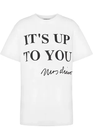 Moschino T-shirt à imprimé texte