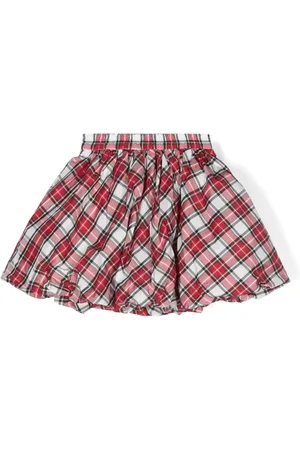 MONNALISA Jupe en taffetas à motif tartan