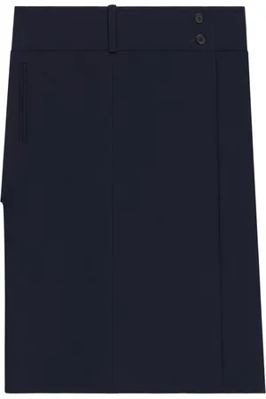 Courrèges Jupe ceinturée à fente