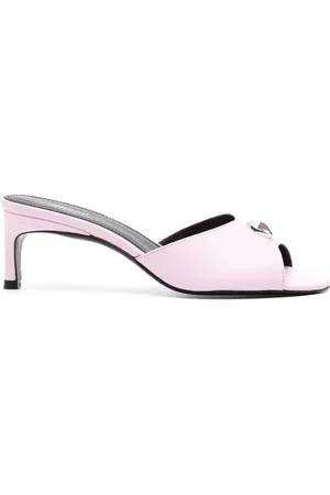 COPERNI Mules en cuir à plaque logo