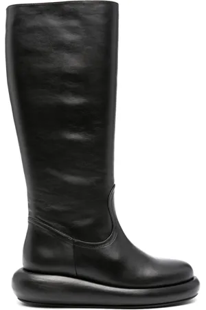 Paloma Barceló Bottes en cuir à empiècements