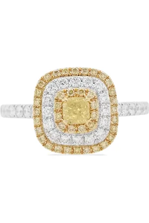HYT Jewelry Bague en platine pavées de diamants