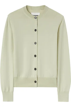 Jil Sander Cardigan en laine à col rond