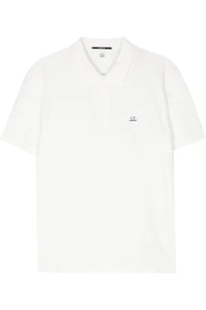 C.P. Company Polo en piqué à patch logo