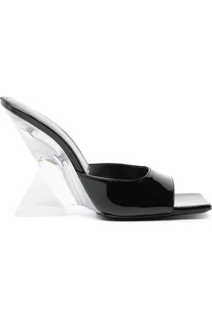 The Attico Mules Cheope 105 mm en cuir