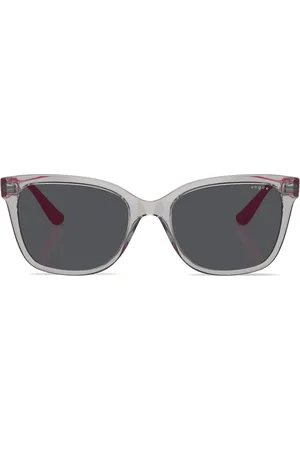 vogue Lunettes de soleil à monture carrée translucide