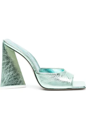 The Attico Mules Devon 115 mm en cuir
