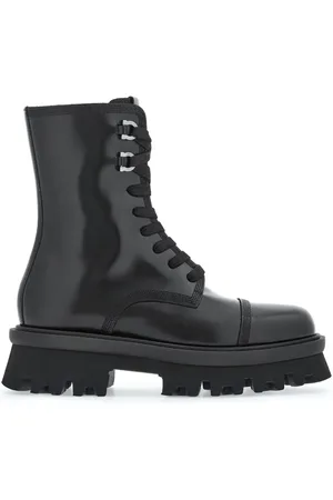 Salvatore Ferragamo Bottines à semelle épaisse