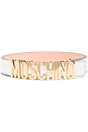 Moschino Ceinture en cuir à logo