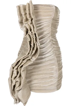 ROTATE Robe courte plissée à fronces