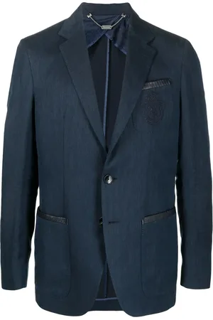 BILLIONAIRE Blazer boutonné à logo brodé