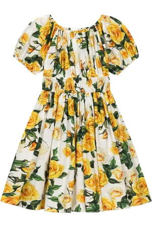 Dolce & Gabbana Robe-chemise à roses imprimées