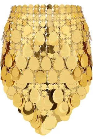 Paco rabanne Minijupe Gold Sparkle Assembly