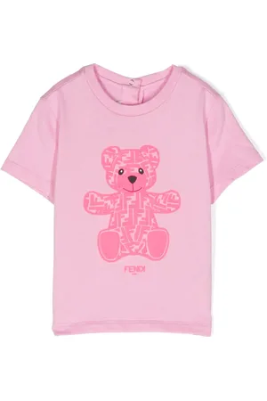 Fendi T-shirt à logo floqué