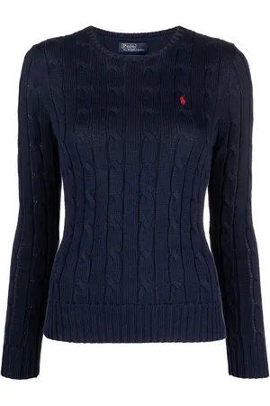 Ralph Lauren Pull en maille torsadée à logo