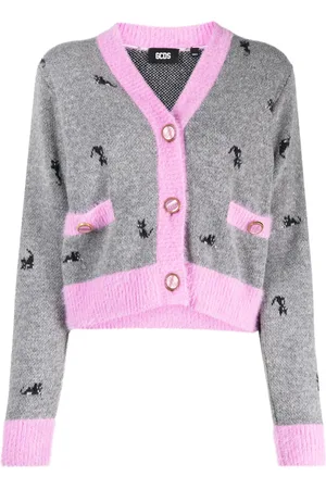 GCDS Cardigan Kittho en laine mélangée