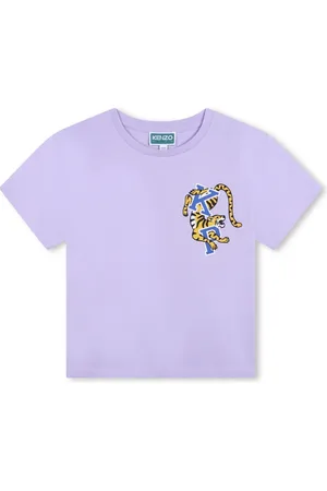 Kenzo T-shirt en coton à imprimé graphique