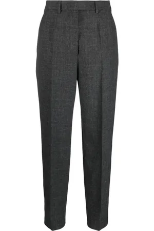 Prada Pantalon de tailleur à plis marqués