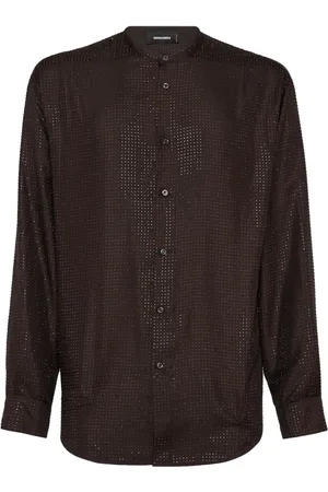 Dsquared2 Chemise perforée à col officier