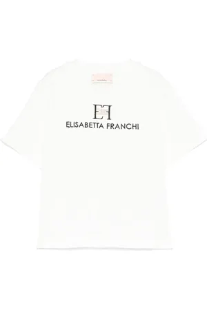 Elisabetta Franchi T-shirt à logo brodé