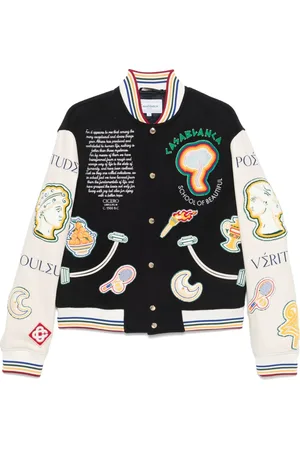 Casablanca Veste bomber Chenille Patchwork