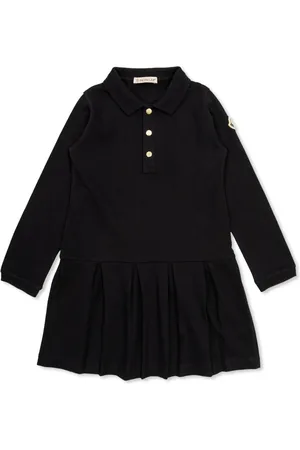 Moncler Robe plissée à patch logo