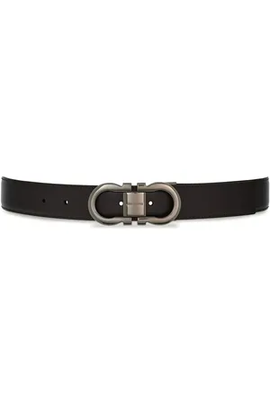 Salvatore Ferragamo Ceinture en cuir à design réversible