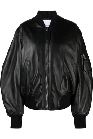 The Attico Veste bomber en cuir