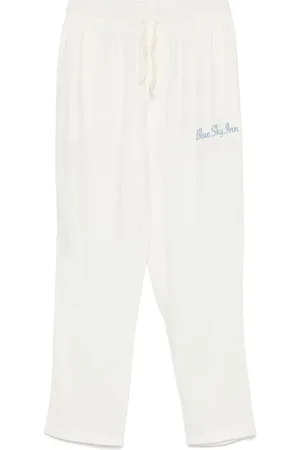 BLUE SKY INN Pantalon à logo brodé