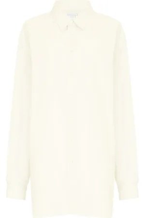 Maison Margiela Chemise en coton à coupe oversize