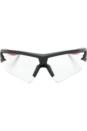 PUMA Lunettes de soleil oversize à plaque logo