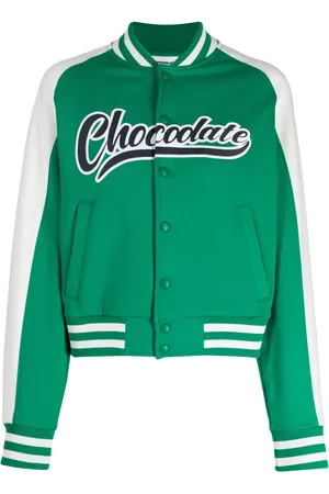 Chocoolate Veste bomber Varsity à logo imprimé