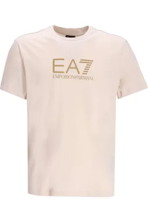 EA7 T-shirt en coton à logo imprimé