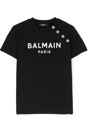 Balmain T-shirt à logo imprimé