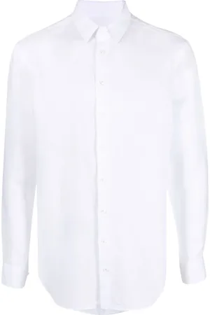 Giorgio Armani Chemise boutonnée en lin