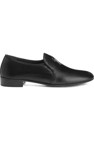 Giuseppe Zanotti Mocassins Fergus à plaque logo