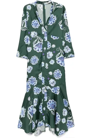 Dorothee Schumacher Robe Big Garden à coupe mi-longue