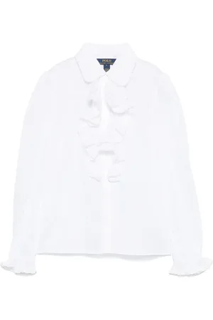 Ralph Lauren Chemise en coton à volants