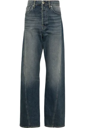 Lanvin Jean en coton à coupe droite
