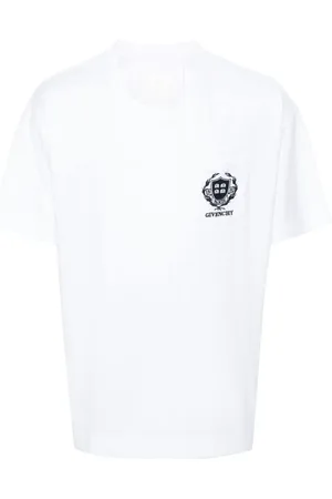 Givenchy T-shirt en coton à logo brodé