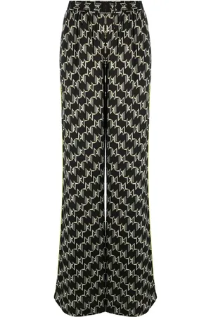 Karl Lagerfeld Pantalon ample à motif monogrammé