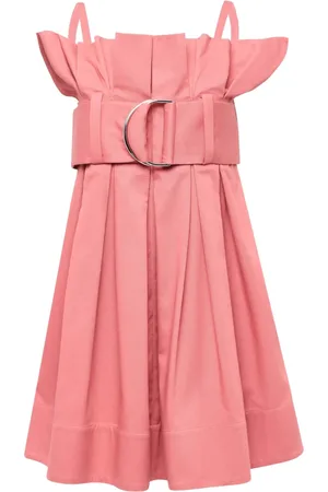 J.W.Anderson Robe courte plissée à taille ceinturée