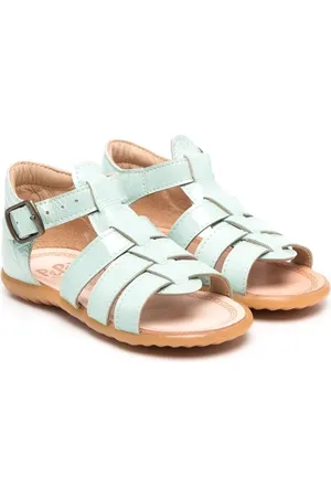 PèPè Sandales en cuir verni à brides multiples